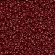 Miyuki seed beads 11/0 - Chocolate brown opaque 11-419